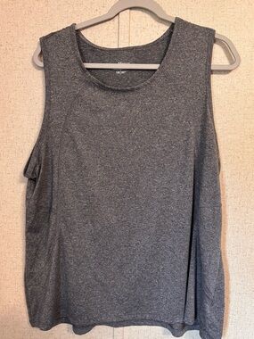 Women’s Gray Sleeveless Tank Top -BCG  1X
